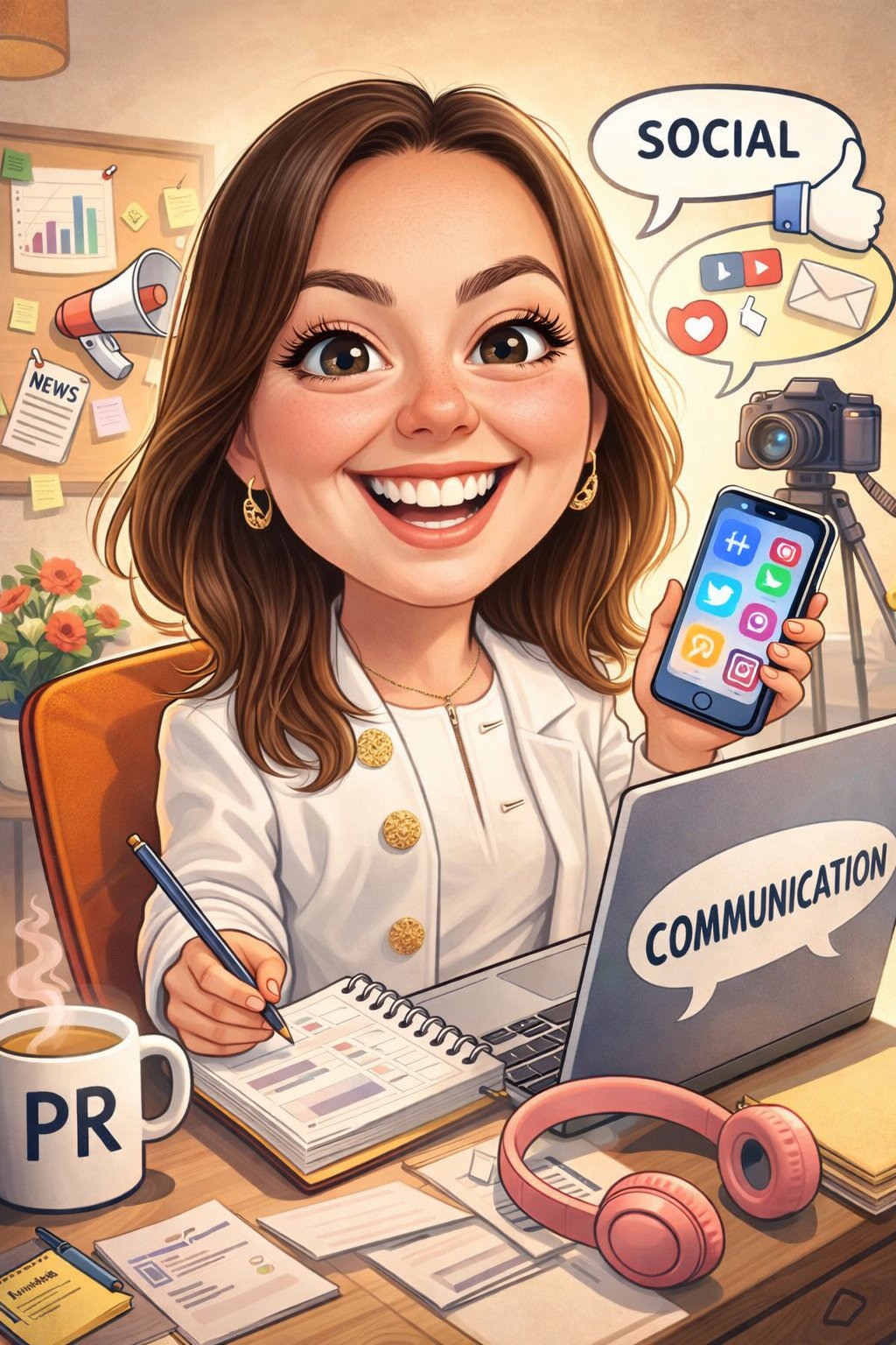 Caricature Morgane Croix